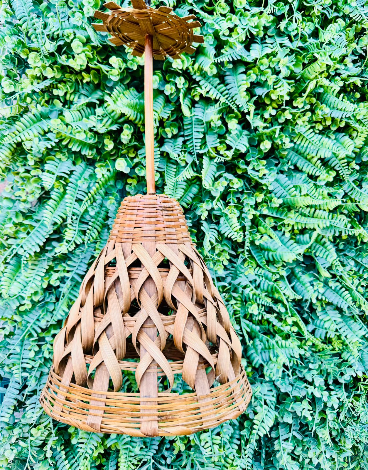 Luminária Pendente de Bambu Siena