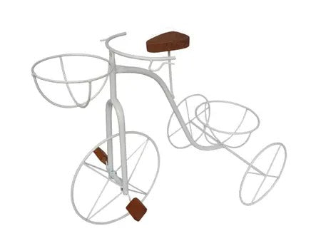 Bicicleta Porta Vaso Rústica Ferro Decorativa G