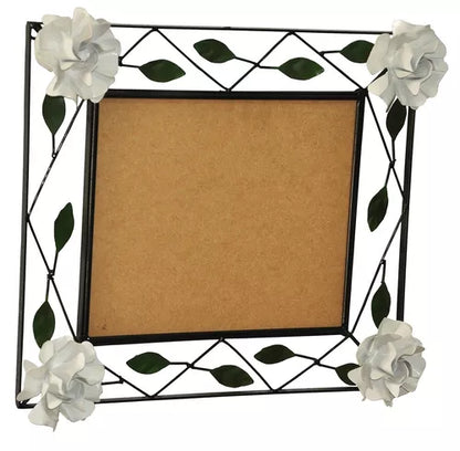Moldura Para Espelho De Ferro Flor Rústica P