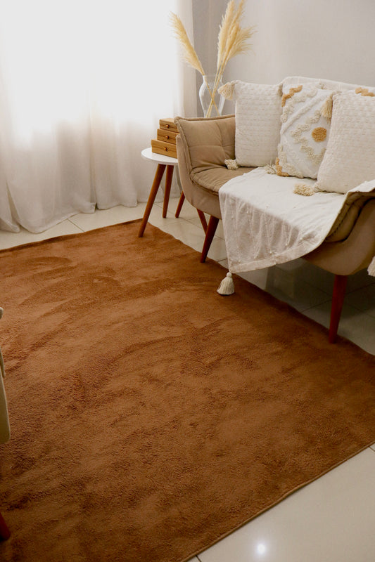 Tapete Vip Liso Marrom 1,40X2,00m