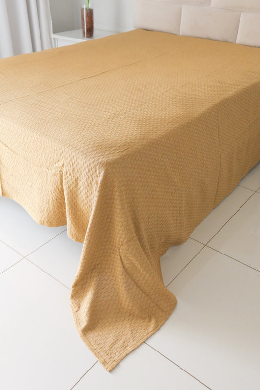 Colcha Casal Riachuelo Mostarda 2,10x2,40m