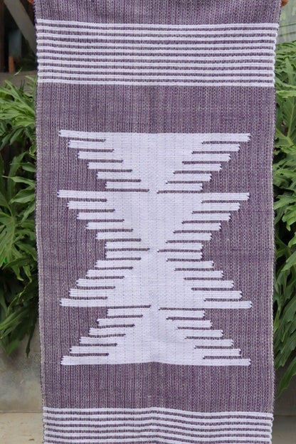 Tapete Médio Malha Roxo com Bico Sem Franja