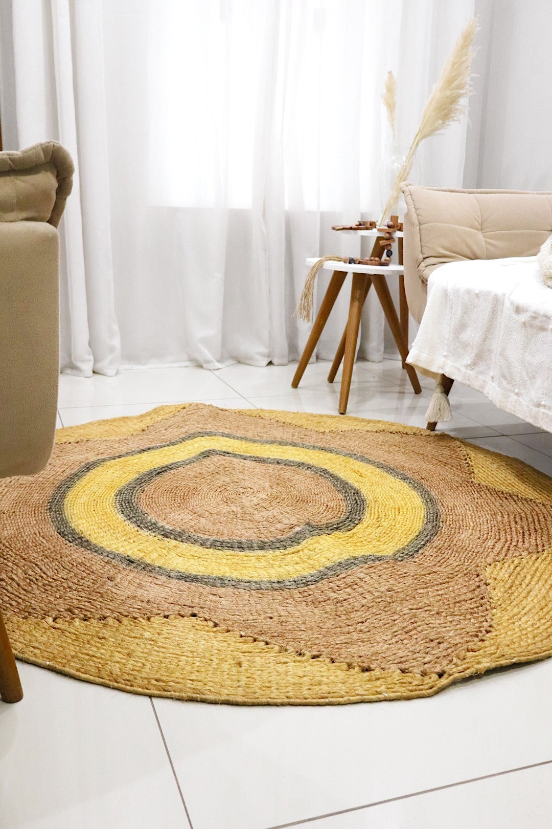 Tapete Sisal Redondo 1,5m EST012