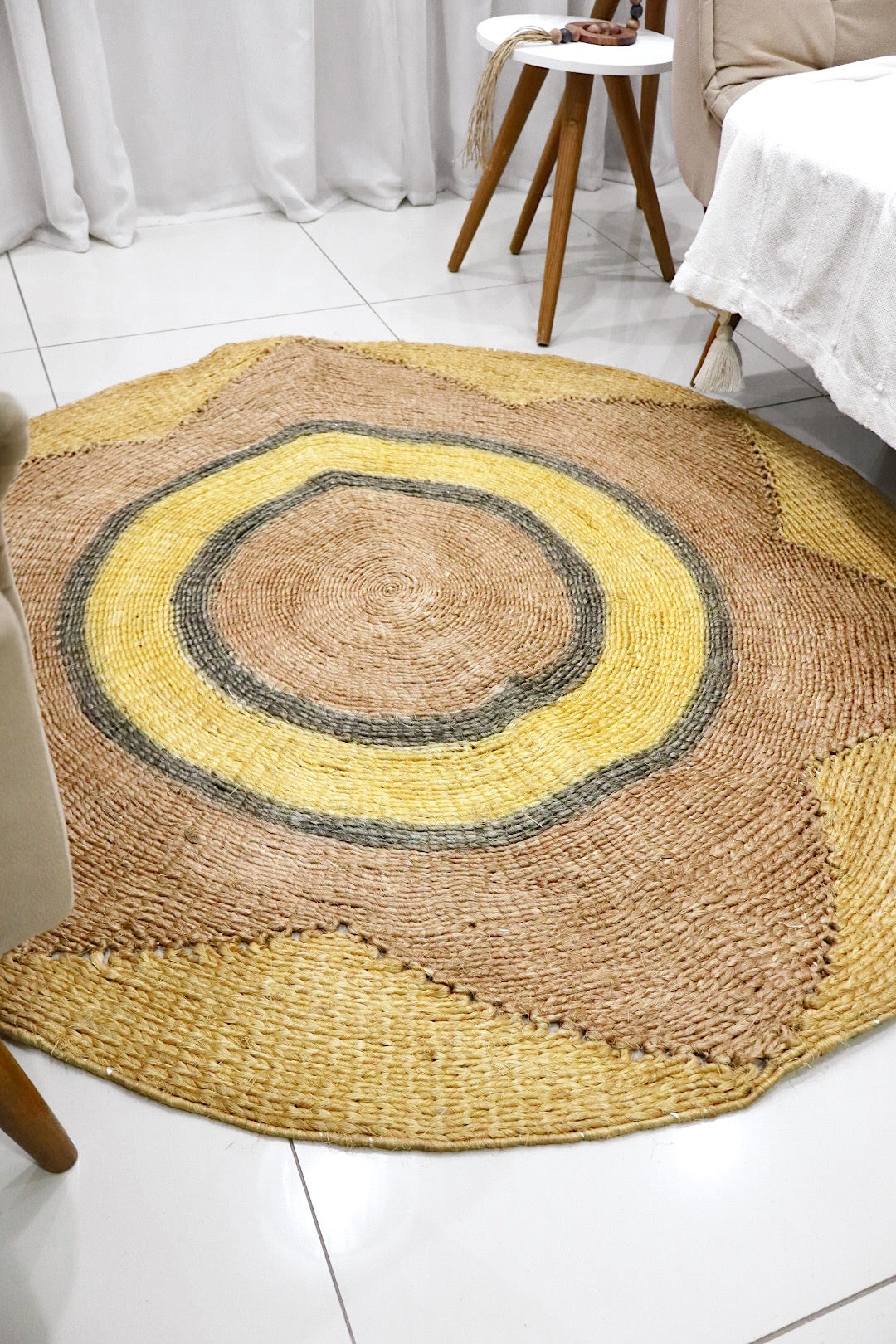 Tapete Sisal Redondo 1,5m EST012