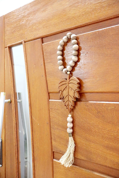 Enfeite de Porta / Mini Colar / Terço de Mesa Especial Decorativo Costela de Adão Cru