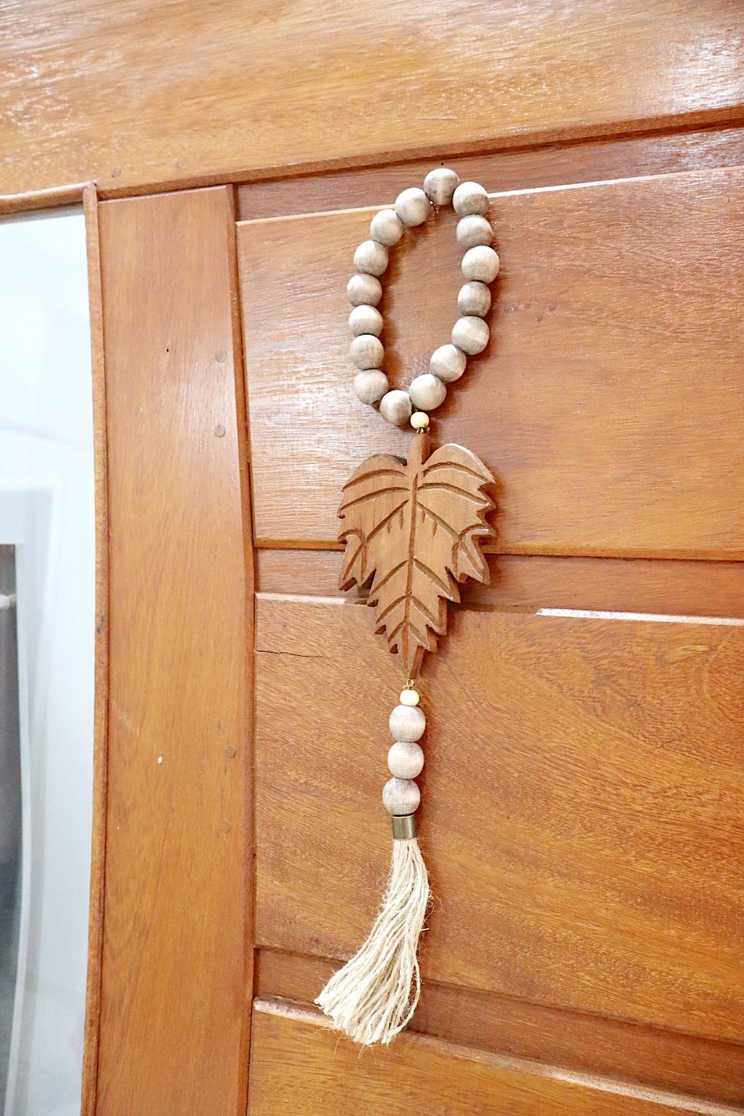 Enfeite de Porta / Mini Colar / Terço de Mesa Especial Decorativo Costela de Adão Cru