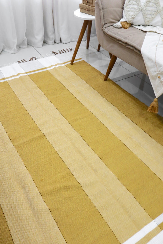Tapete em Malha Moldura Amarelo 1,50x2,00m