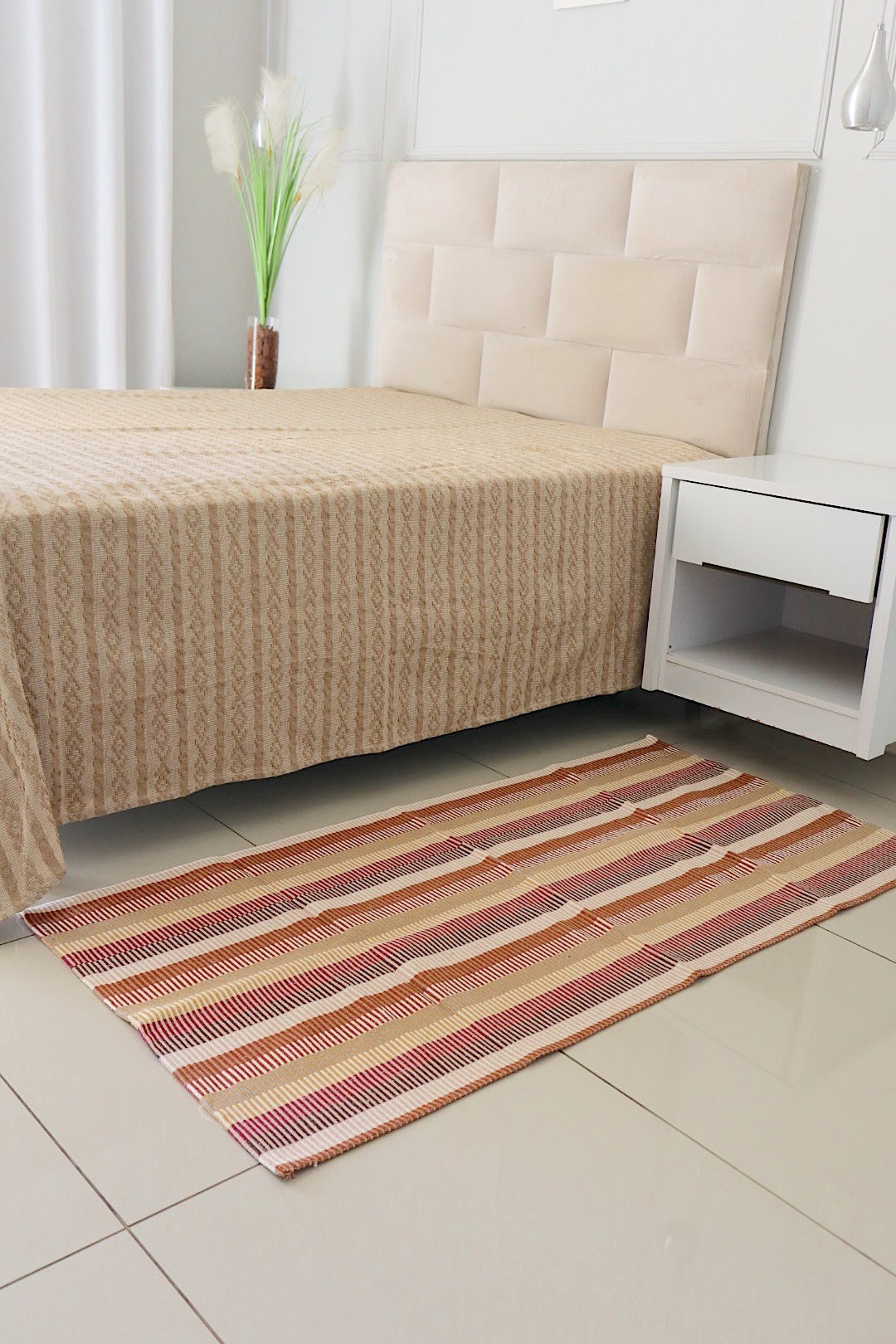 Colcha Casal Riachuelo Bege 2,10x2,40m