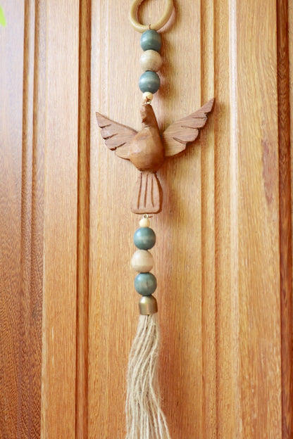 Enfeite de Porta / Divino Decorativo com Argola Divino Verde