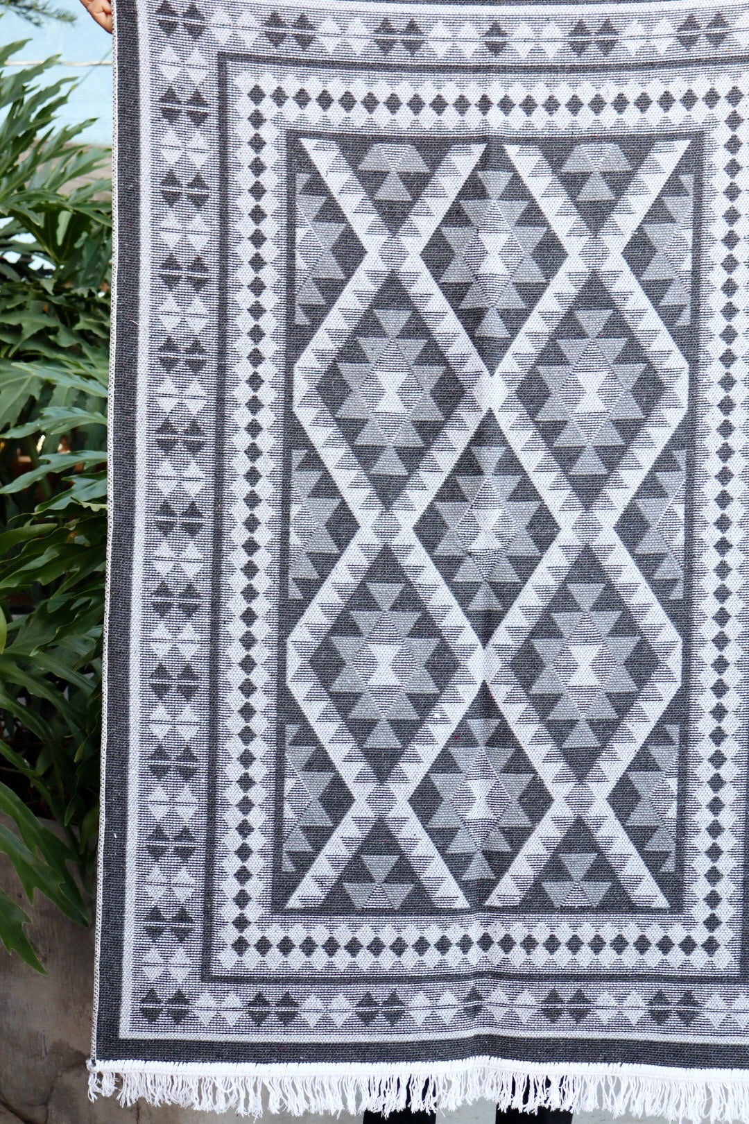 Tapete Kilim Antep 2,00x2,40m Cinza DES 006
