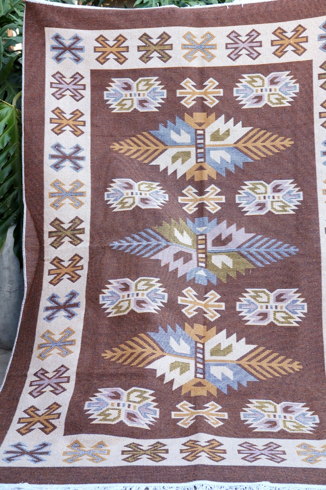 Tapete Kilim Antep 2,00x3,00m Marrom DES 001
