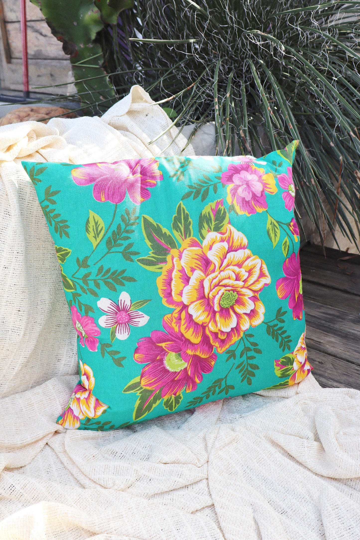 Capa de Almofada Chita Tifanny 45x45