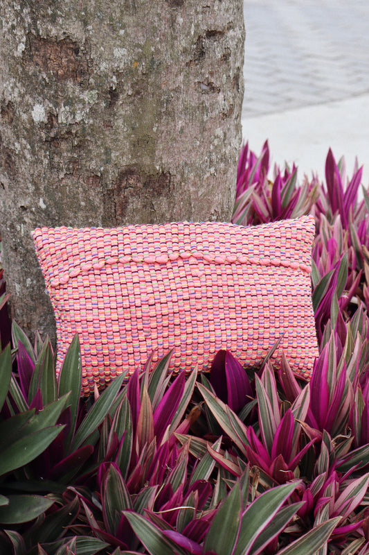 Bolsa Necessaire Malha Tear Rosa