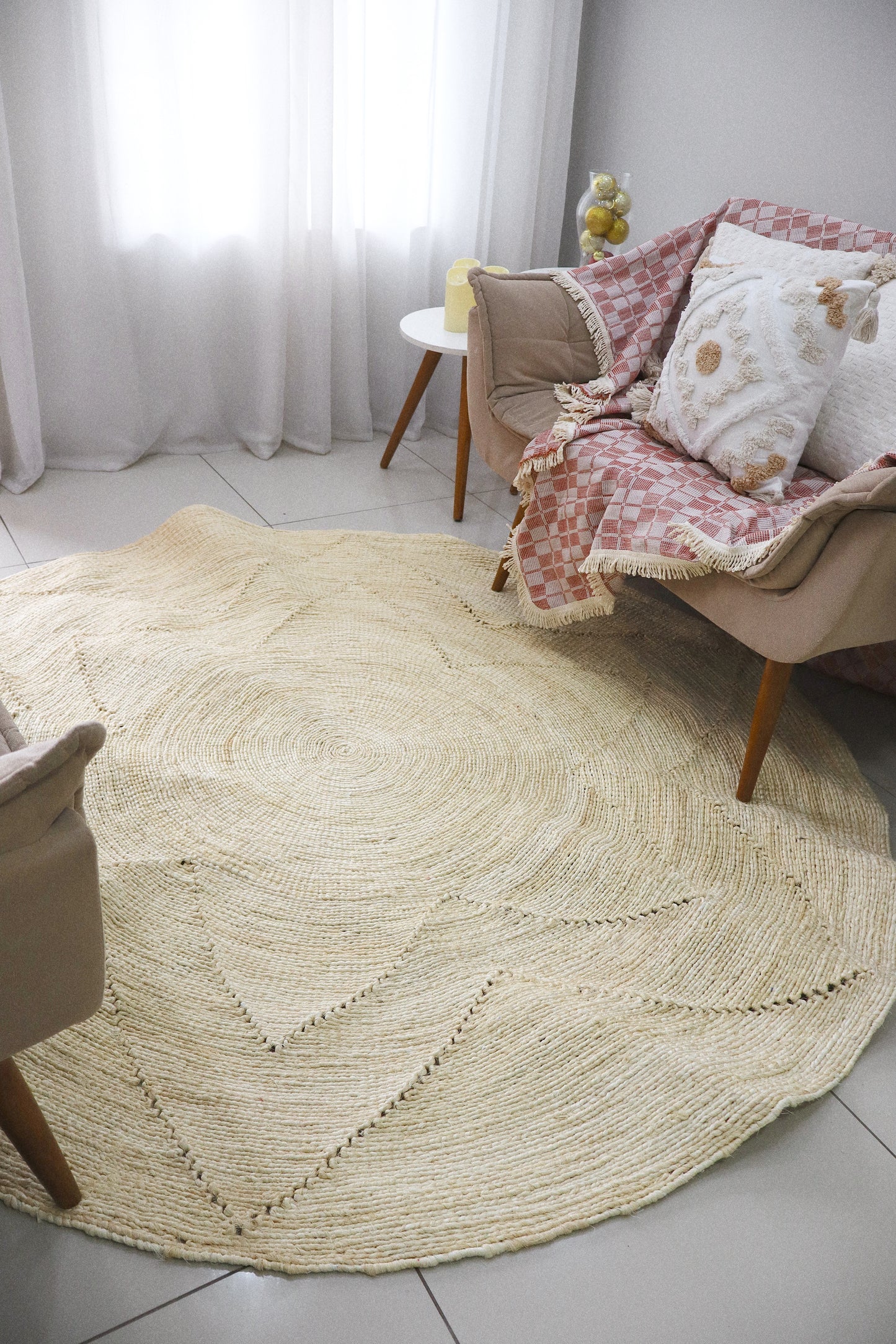 Tapete Sisal Redondo 2,0m EST006