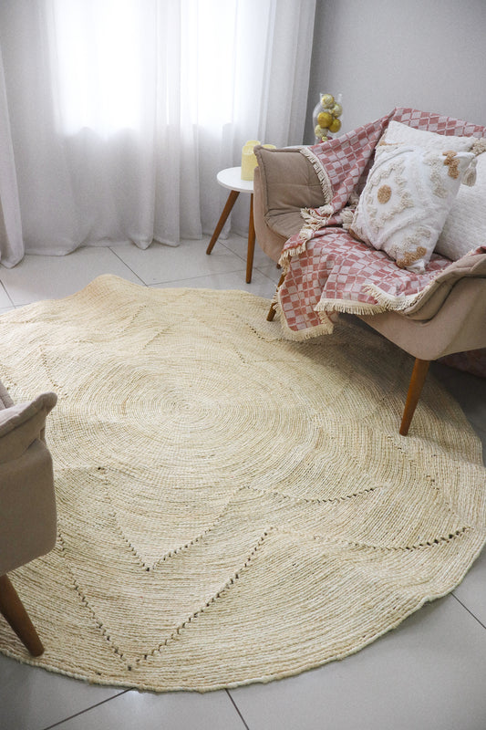 Tapete Sisal Redondo 2,0m EST006