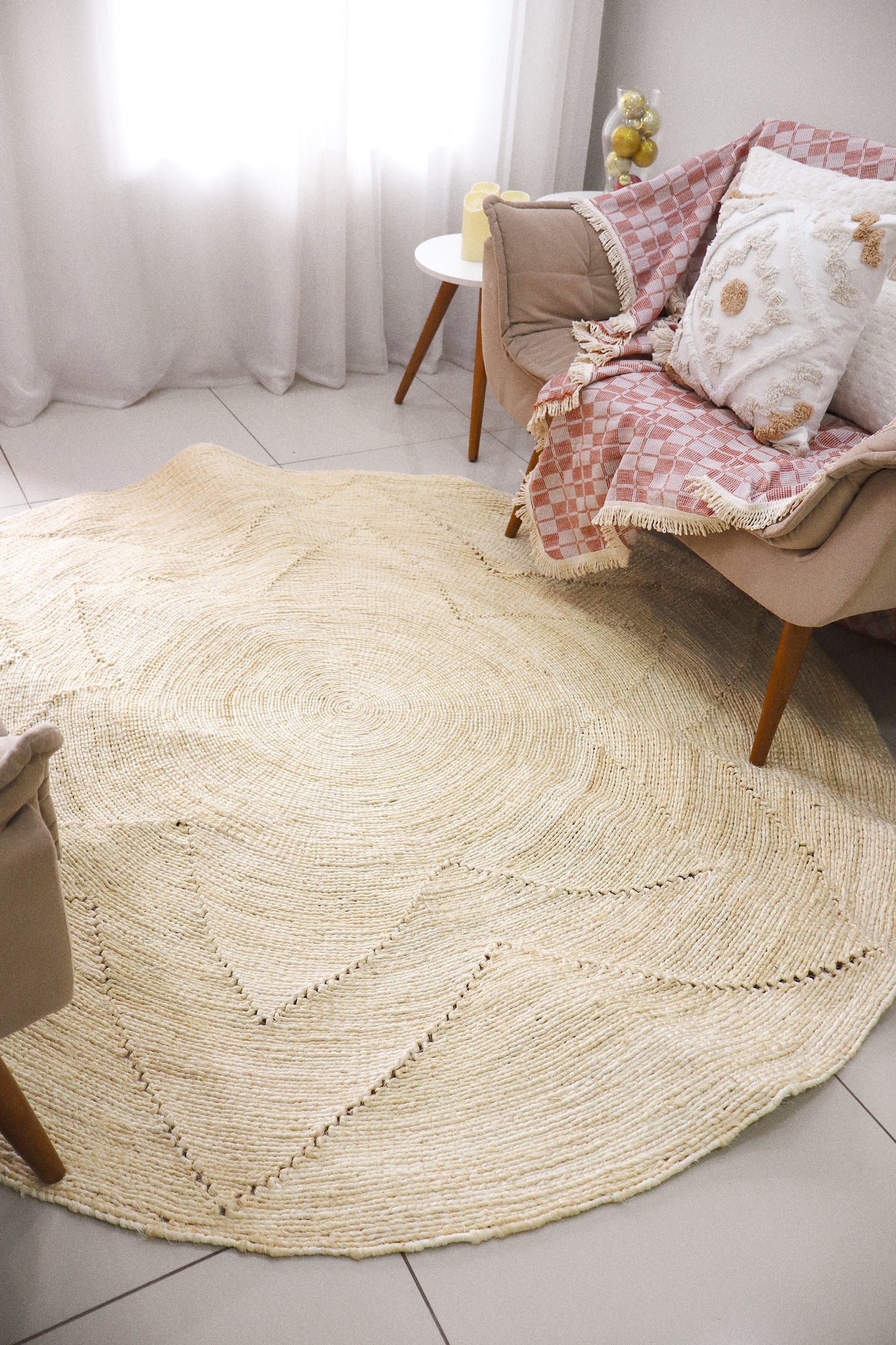 Tapete Sisal Redondo 2,0m EST006