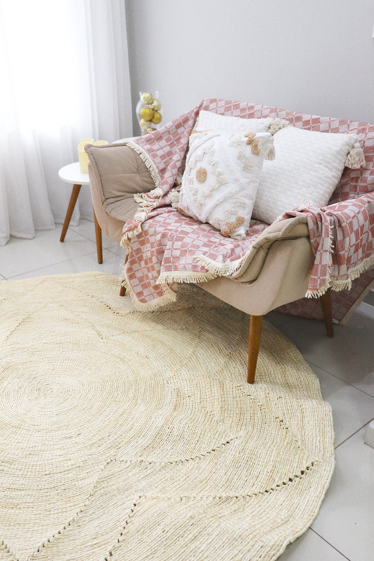 Tapete Sisal Redondo 2,0m EST006