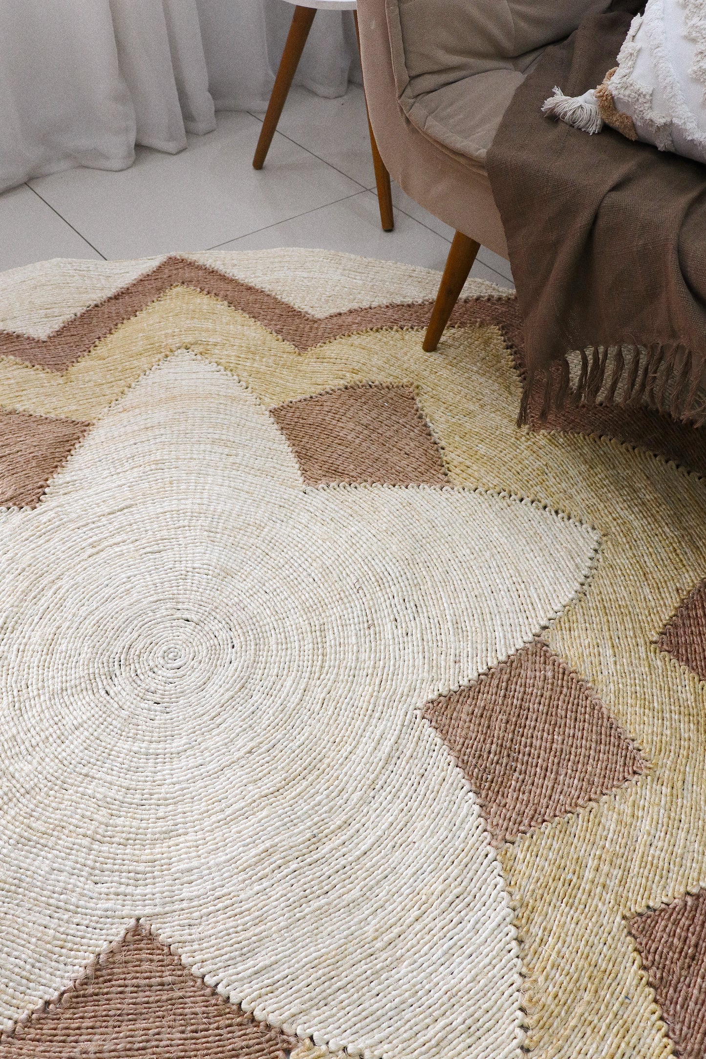 Tapete Sisal Redondo 2,0m EST007