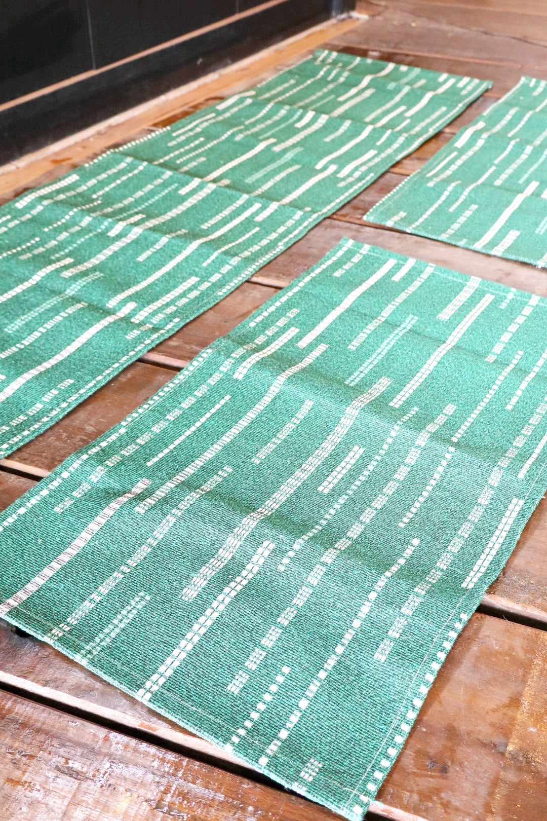 Jogo de Passadeira Emborrachado Asteca Verde