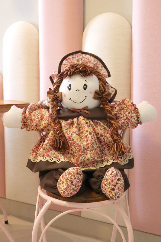 Boneca de Pano Marrom G