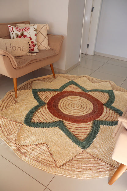 Tapete Sisal Redondo 2,0m EST003