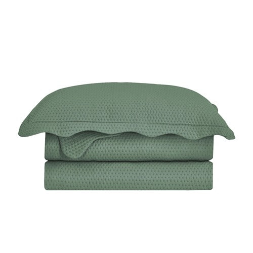 Jogo de Colcha Super King 2,80x3,00m Bullet Verde