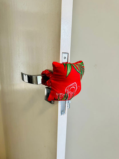 Protetor de Porta  “Não Bate a Porta” Vermelho