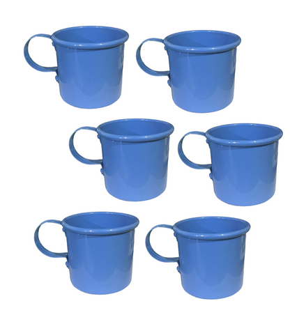 Caneca Colorida Alumínio Azul Claro