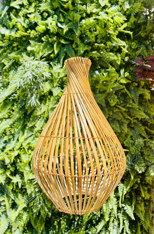Luminária Pendente de Bambu Florença