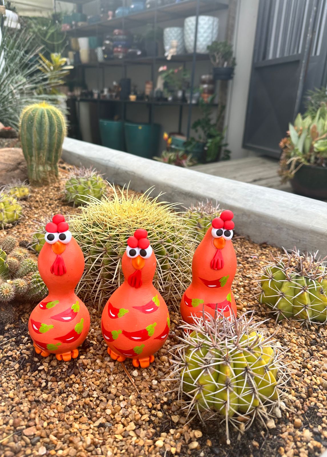 Trio Galinha em Cabaça Laranja Pimenta