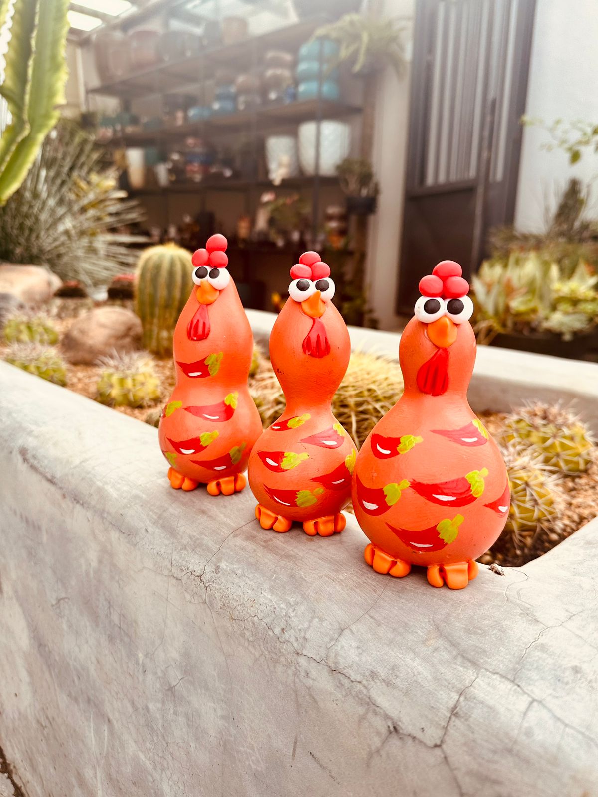 Trio Galinha em Cabaça Laranja Pimenta