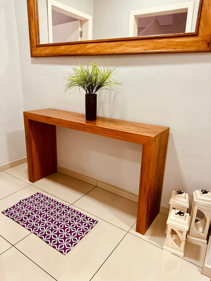 Tapete 42x64cm Antiderrapante Israel Roxo
