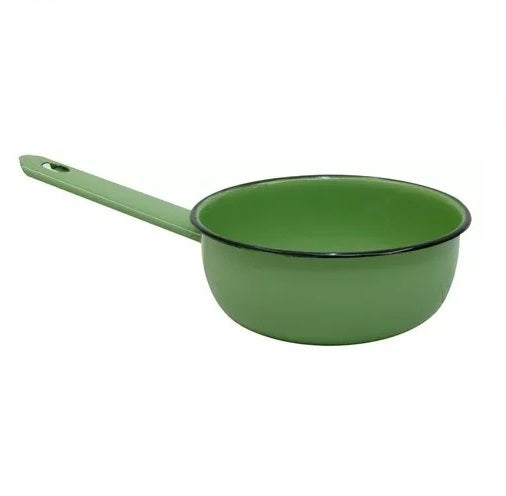 Papeiro Esmaltado Ágata MetalLouça Verde