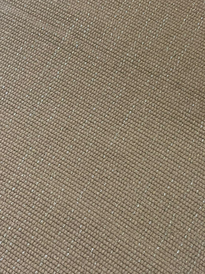 Caminho de Mesa Linha com Fio Lurex Café com Leite 1,5m