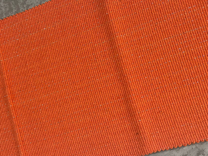 Caminho de Mesa Linha com Fio Lurex Laranja 2,0m