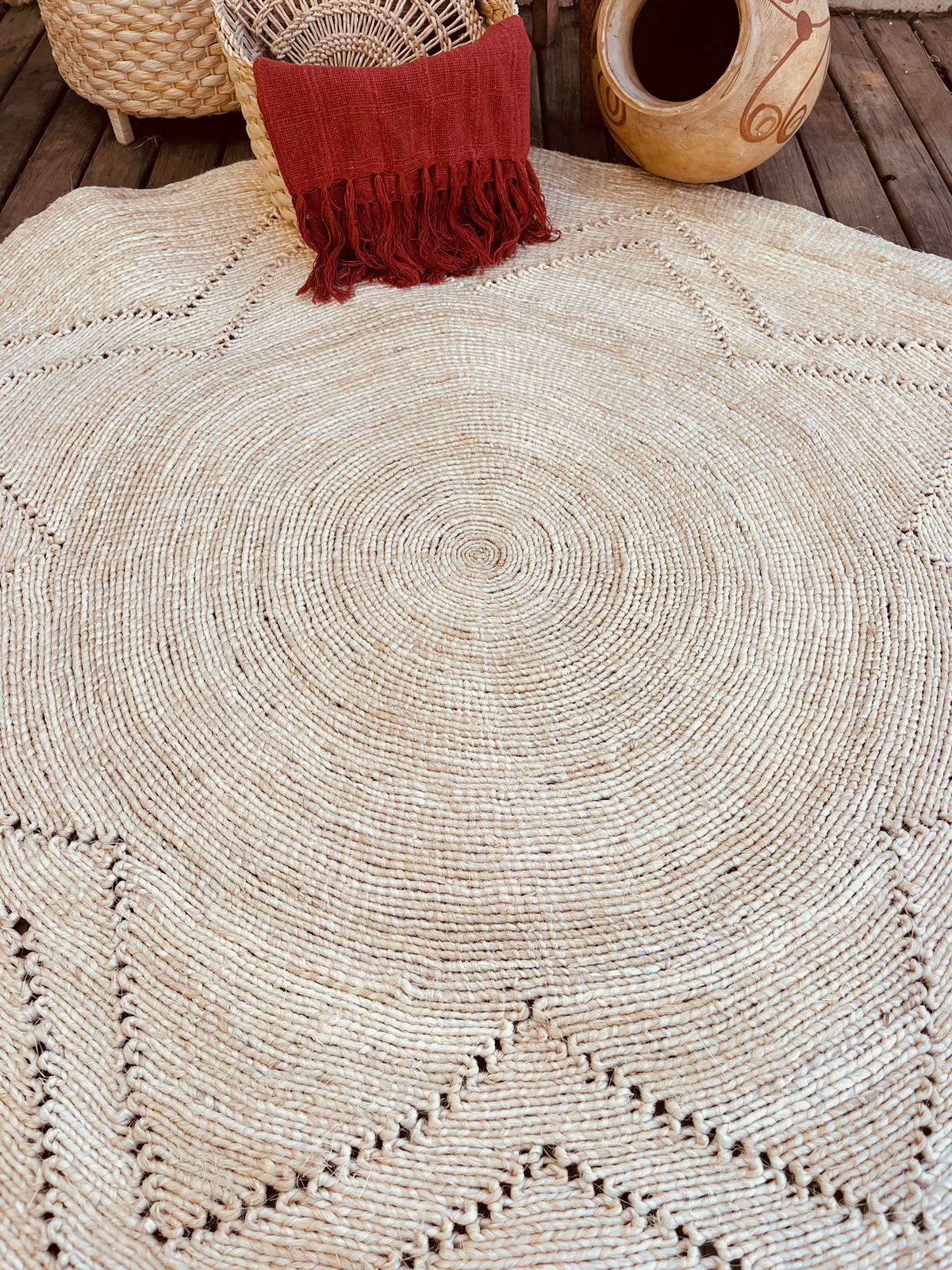 Tapete Sisal Redondo 1,5m EST003