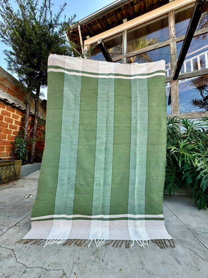 Tapete em Malha Moldura Verde 1,50x2,00m