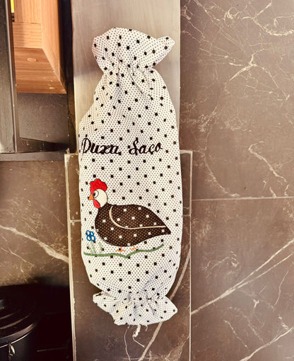 Puxa Saco Oxford Galinha Branco