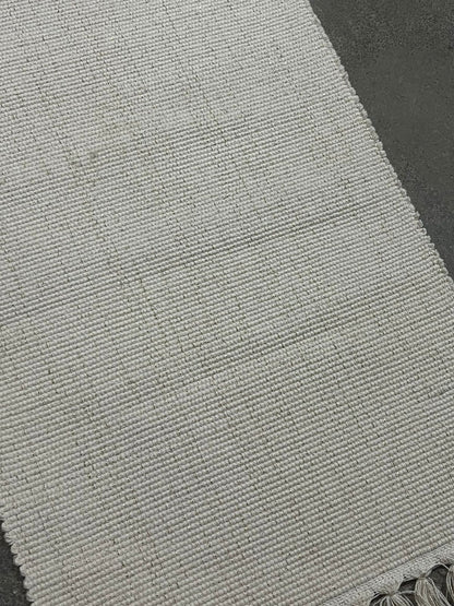 Caminho de Mesa Linha com Fio Lurex Cru 2,0m