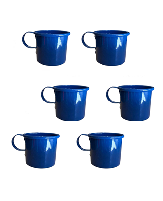 Caneca Colorida Alumínio Azul Escuro
