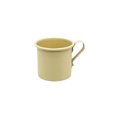 Caneca Colorida Alumínio Bege
