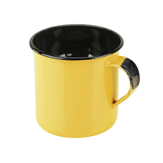Caneca Esmaltada P Ágata MetalLouça Amarela