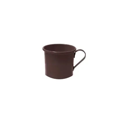 Caneca Colorida Alumínio Marrom