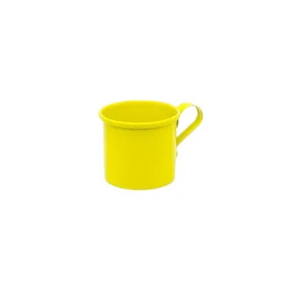 Caneca Colorida Alumínio Amarela