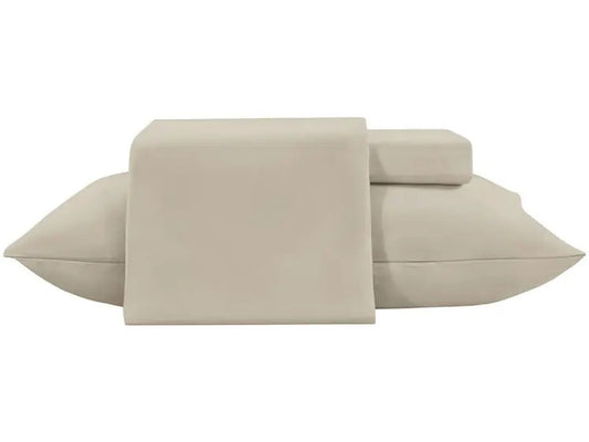 Jogo de Cama Jolitex Lençol King 3 Peças Bege