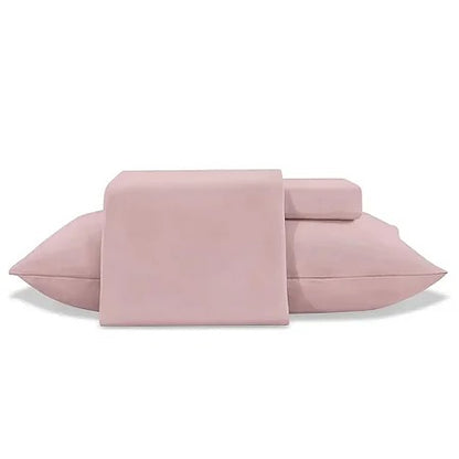 Jogo de Cama Jolitex Lençol Solteiro 2 Peças Rosa