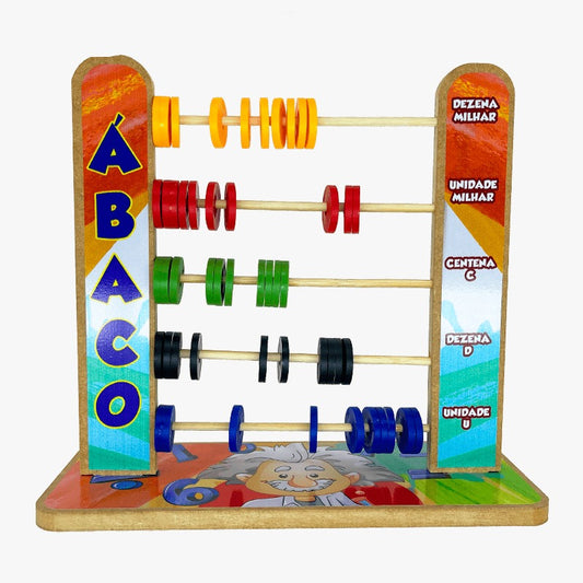 Brinquedo Abáco Pedagógico