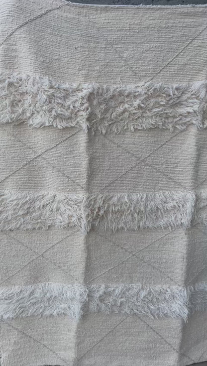 Tapete Algodão Bordado Vanil 1,50x2,00m