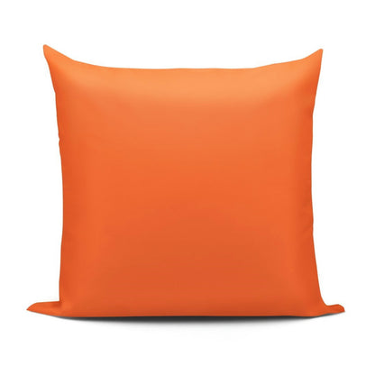 Capa de Almofada Oxford Lisa Laranja 65x65