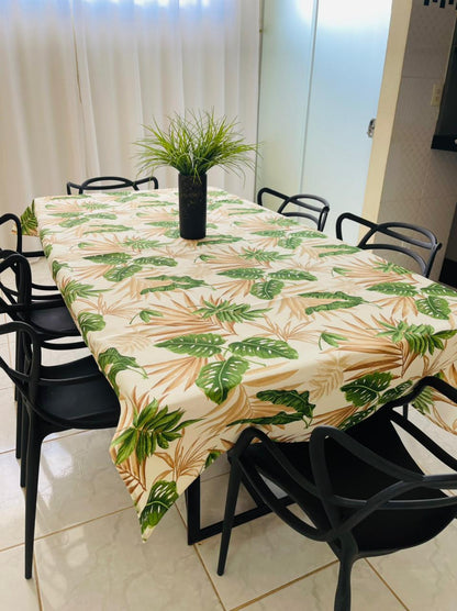 Toalha de Mesa Impermeável Costela de Adão 1,45mx1,5m